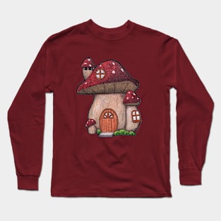 Mushroom House Long Sleeve T-Shirt